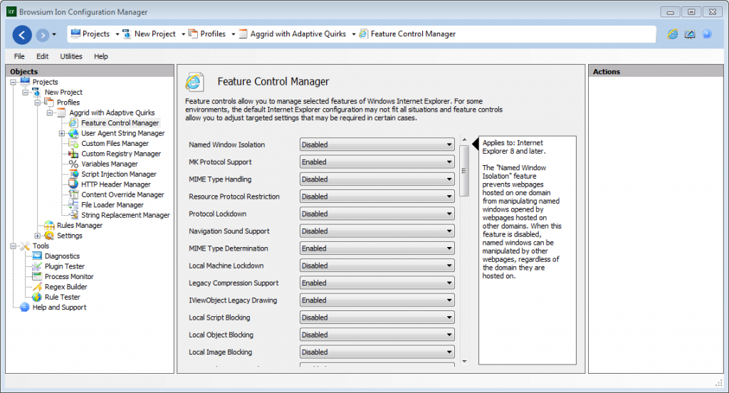 Ion's Feature Control Key Manager