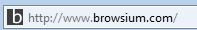 address bar