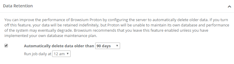 data retention policy